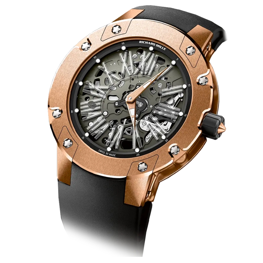 Đồng Hồ Richard Mille RM 033 Rose Gold Automatic Winding Extra Flat RM033