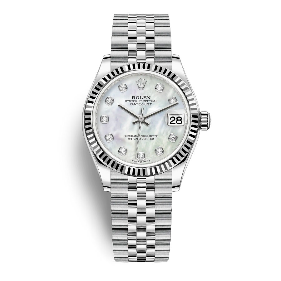 Đồng Hồ Rolex Datejust 31 278274-0006 Mother Of Pearl Mặt Số Ngọc Trai Dây Đeo Jubilee Thép
