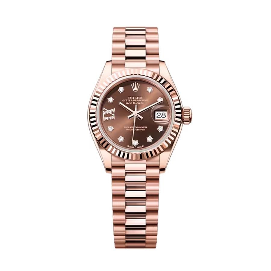 Rolex Lady-Datejust 28 279175-0002 Mặt Số Chocolate