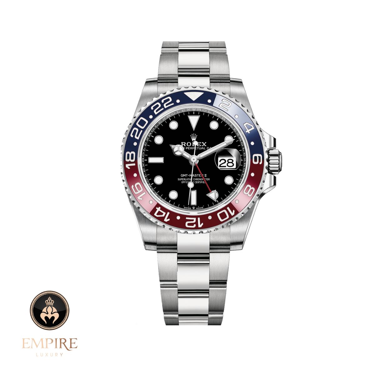 Đồng Hồ Rolex GMT Master II 40 126710BLRO-0002 Pepsi Oystersteel Dây Đeo Oyster