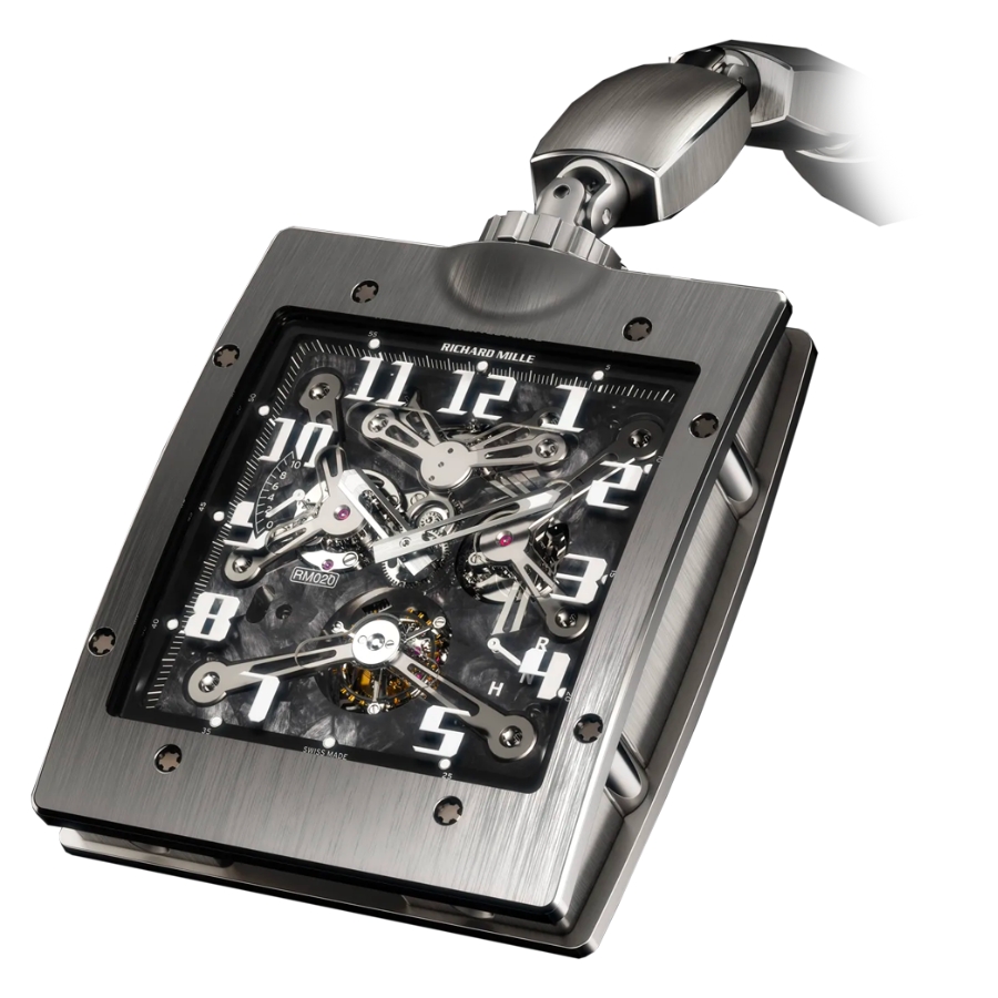 Đồng hồ Richard Mille RM 020 Manual Winding Tourbillon Pocker Watch RM020
