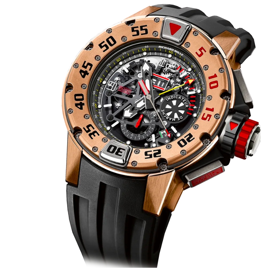 Đồng Hồ Richard Mille RM 032 Rose Gold Automatic Winding Flyback Chronograph