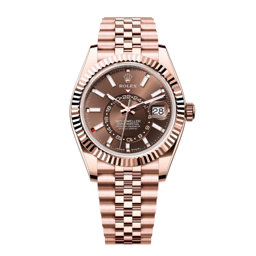 Đồng Hồ Rolex Sky Dweller 42 336935 Mặt Số Nâu