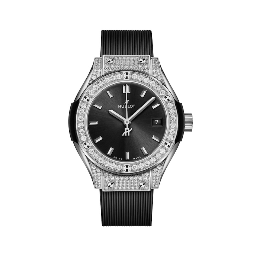 Đồng Hồ Hublot Classic Fusion Titanium Diamonds Pave 29mm 591.NX.1470.RX.1604