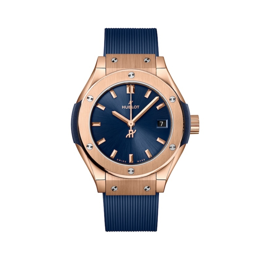 Đồng Hồ Hublot Classic Fusion King Gold Blue 29mm 591.OX.7180.RX