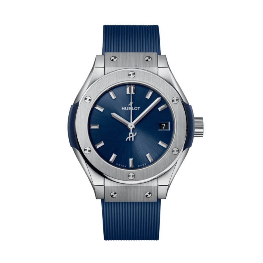 Đồng Hồ Hublot Classic Fusion Titanium Blue 29mm 591.NX.7170.RX