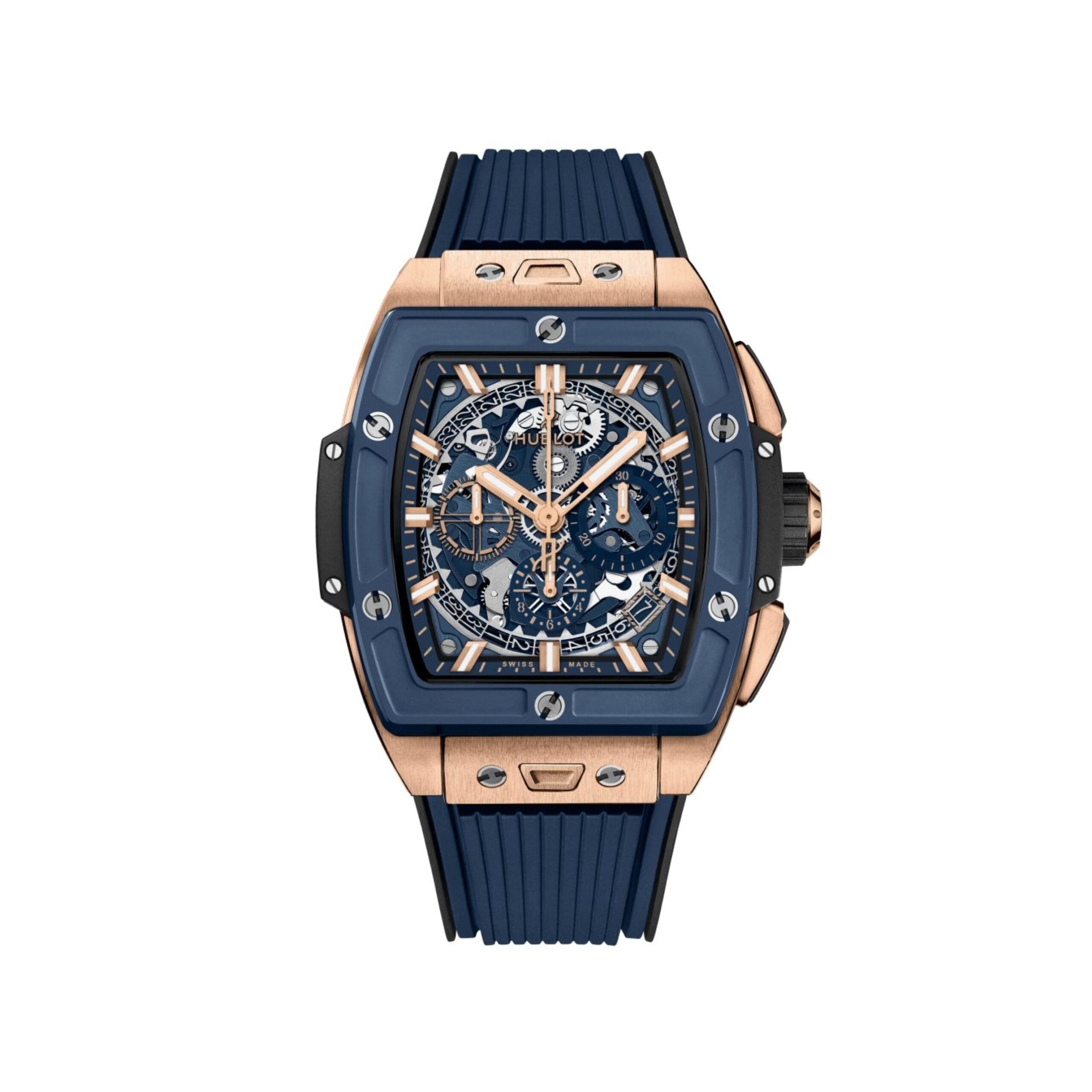 Đồng Hồ Hublot Spirit Of Big Bang King Gold Blue Ceramic 642.OL.7180.RX