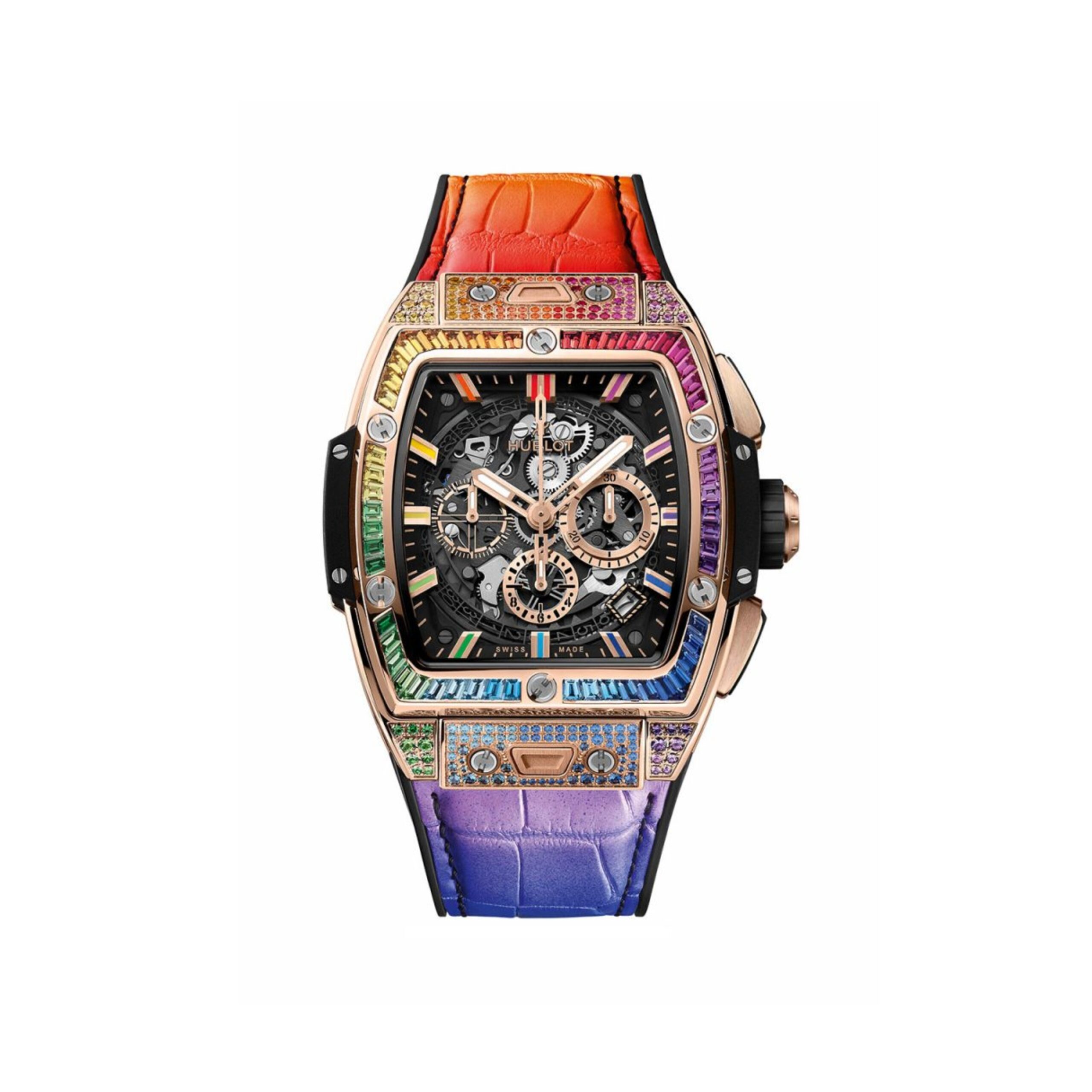 Đồng Hồ Hublot Spirit Of Big Bang King Gold Rainbow 642.OX.0118.LR.0999