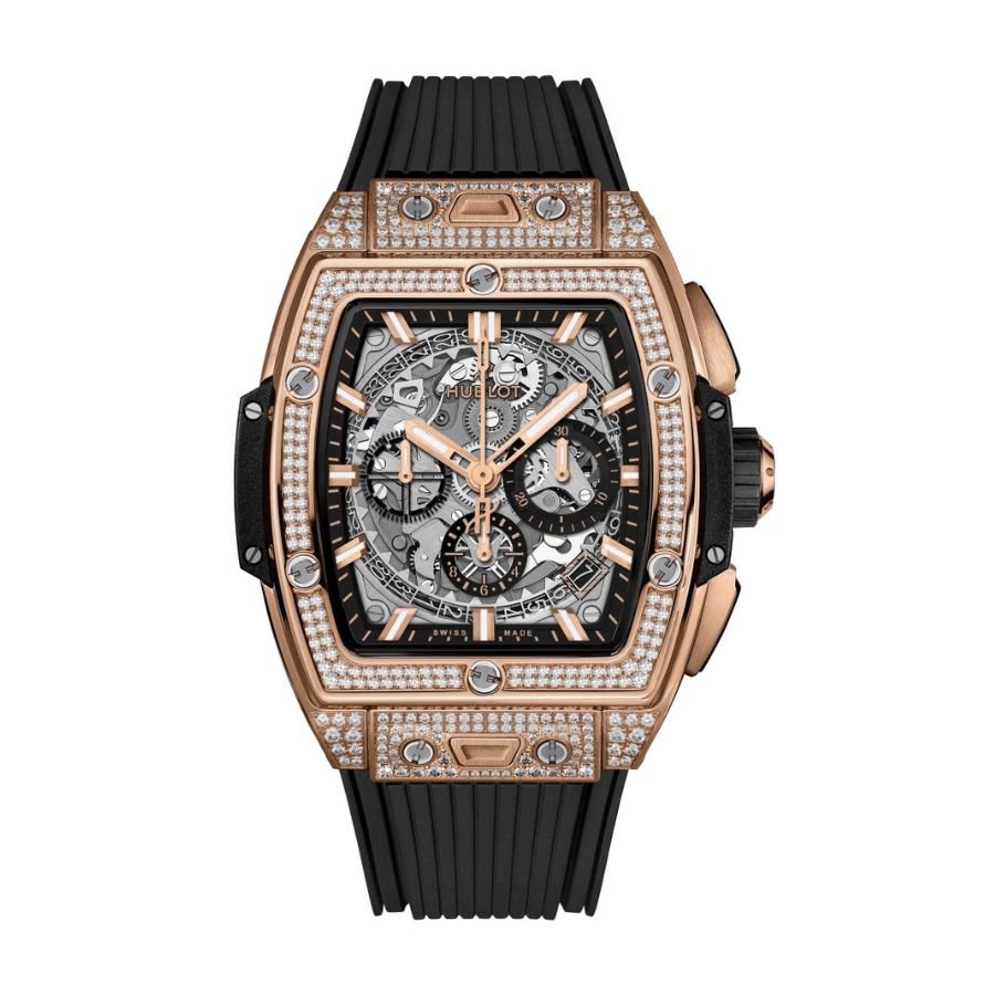 Hublot Spirit Of Big Bang King Gold Pave 642.OX.0180.RX.1704