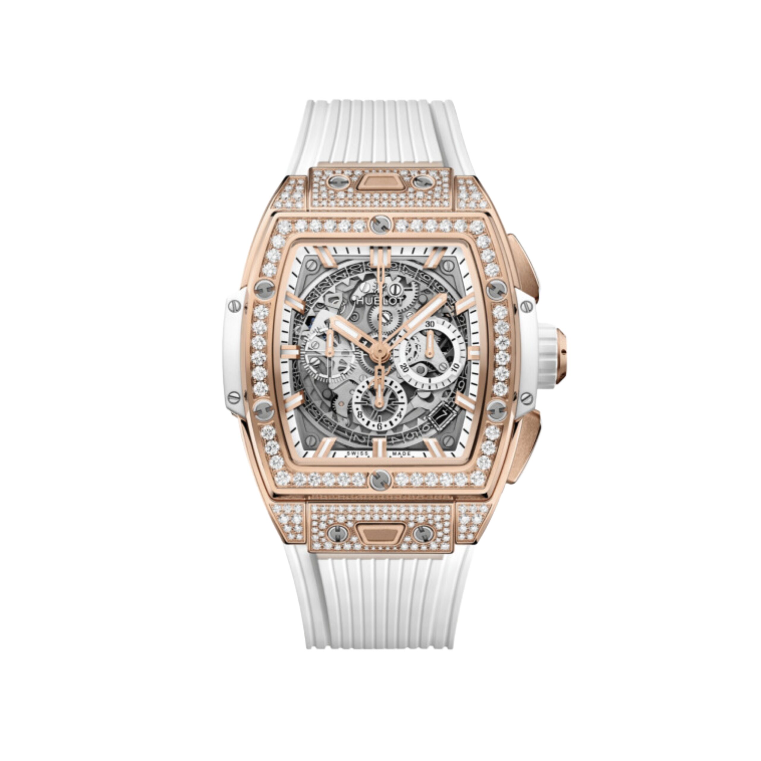 Đồng Hồ Hublot Spirit Of Big Bang King Gold White Pave 642.OE.2010.RW.1604