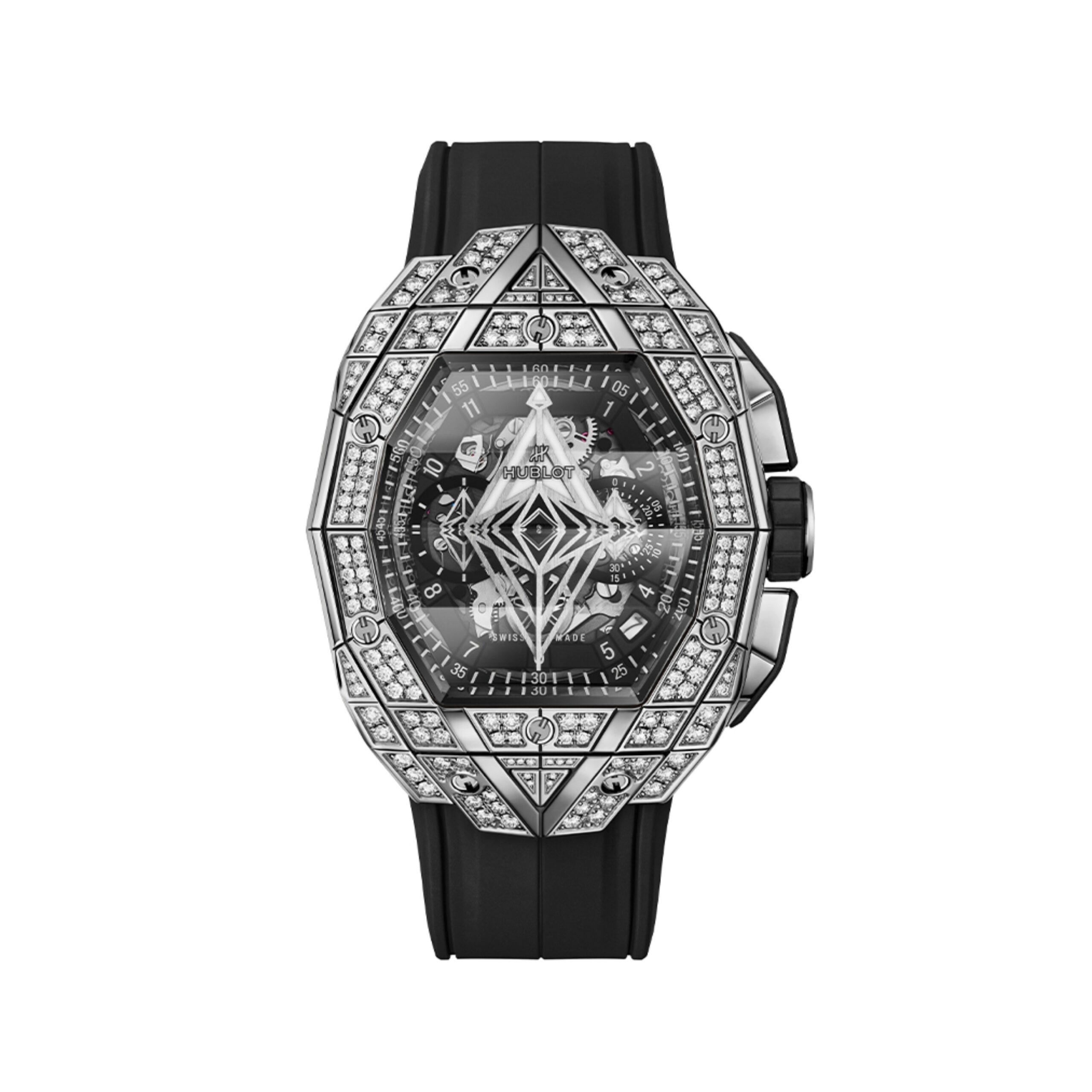 Đồng Hồ Hublot Spirit Of Big Bang Sang Bleu Titanium Pave 648.NX.0107.RX.1604.MXM23