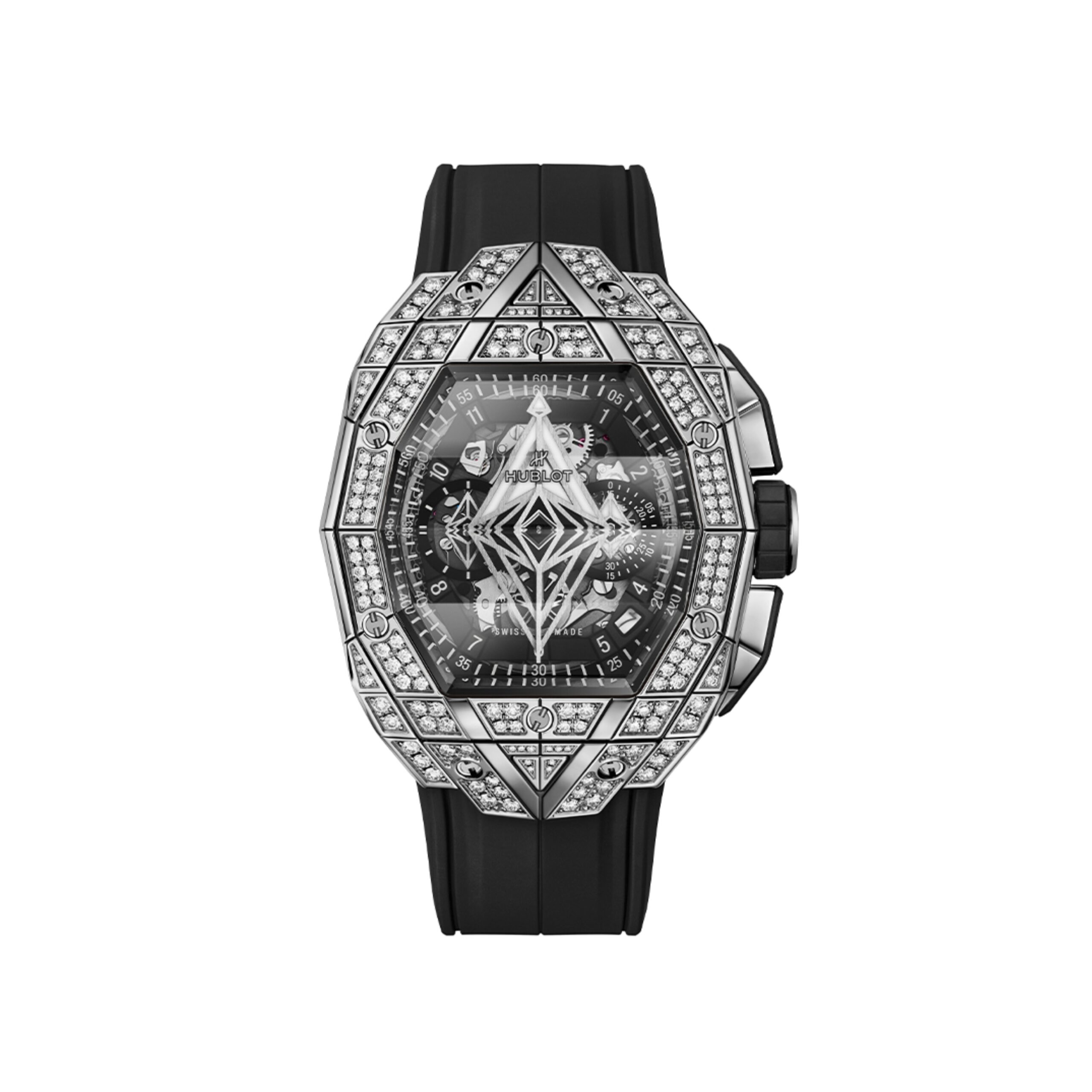 Đồng Hồ Hublot Spirit Of Big Bang Sang Bleu Titanium Pave 648.NX.0107.RX.1604.MXM23