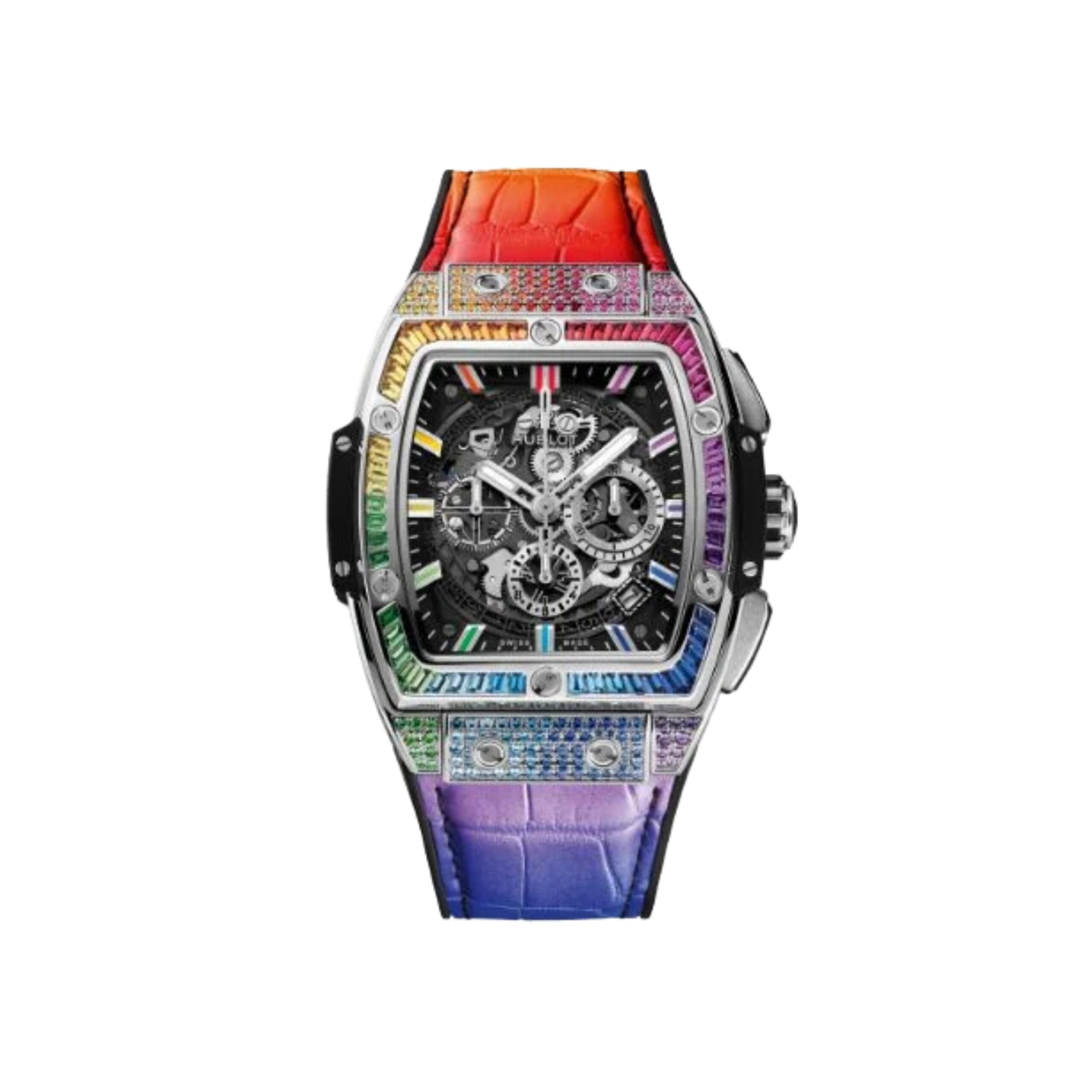 Đồng Hồ Hublot Spirit Of Big Bang Titanium Rainbow 642.NX.0117.LR.0999