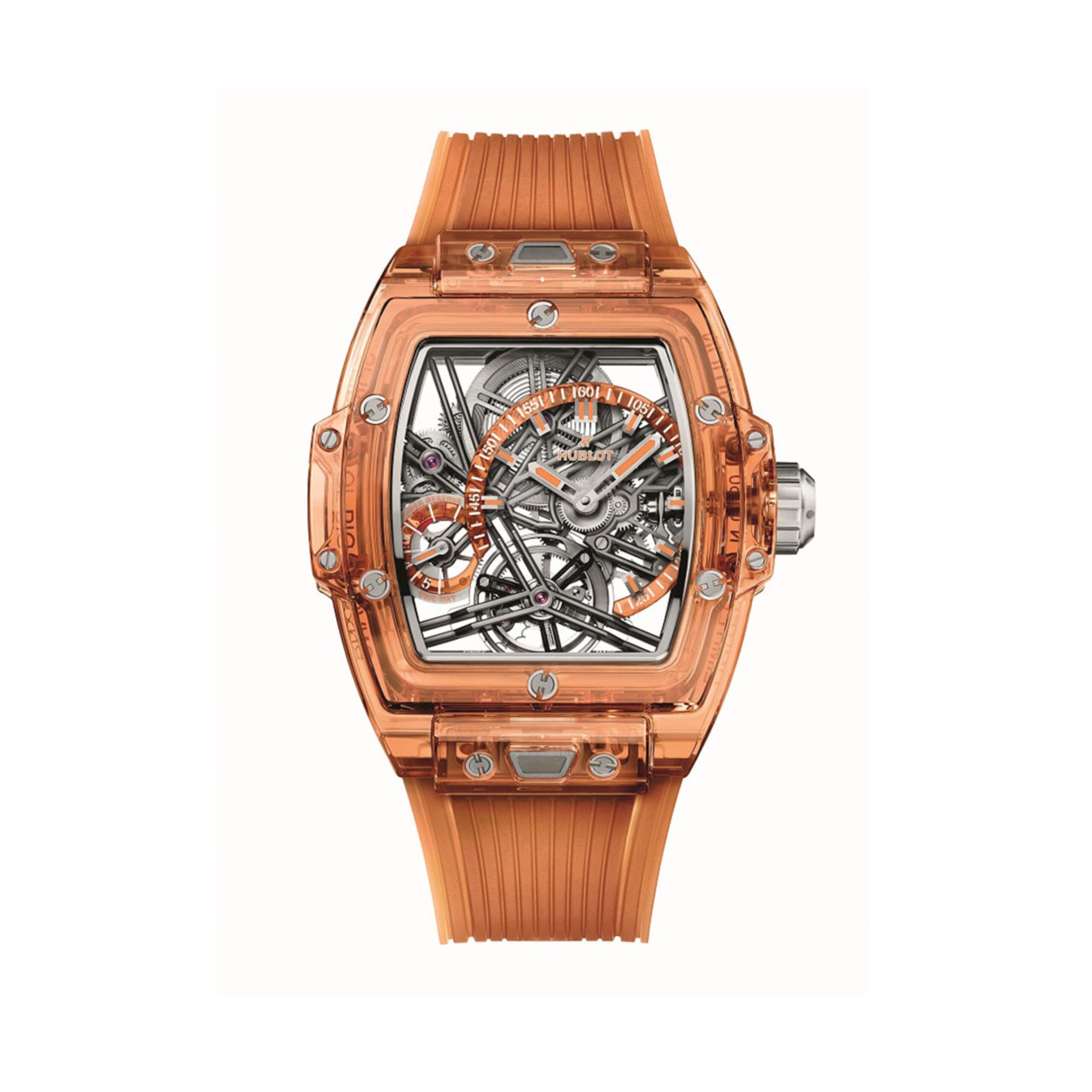 Đồng Hồ Hublot Spirit Of Big Bang Tourbillon Orange Sapphire 645.JO.0120.RT