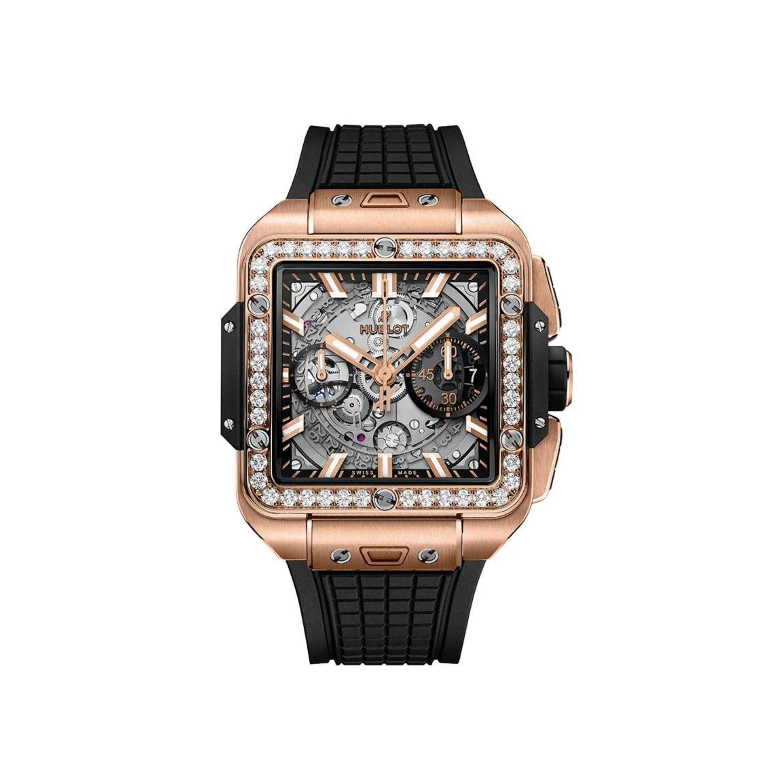 Đồng Hồ Hublot Square Bang Unico King Gold Diamonds 821.OX.0180.RX.1204