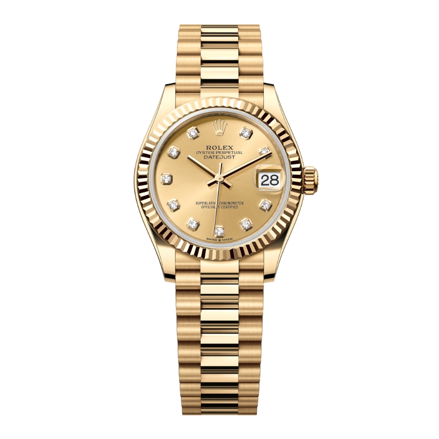 Đồng Hồ Rolex Datejust 31 278278 Mặt Số Champagne