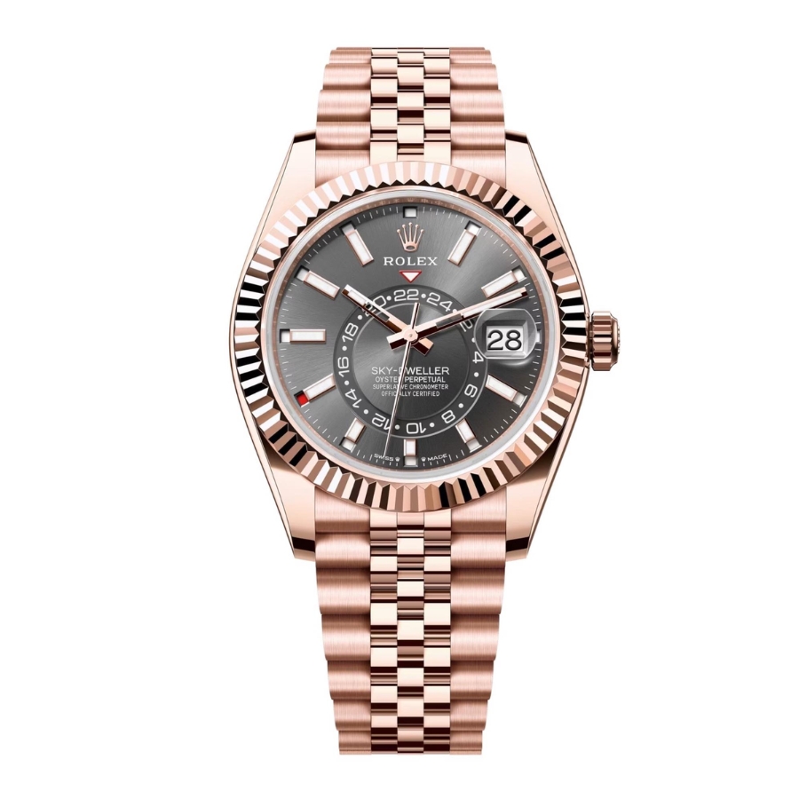 Đồng Hồ Rolex Sky-Dweller 42 336935 Mặt Số Xám Đen