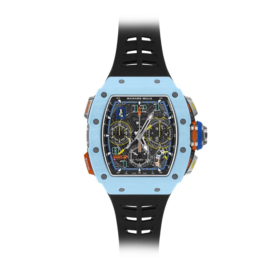 Richard Mille RM 65-01 Pastel Blue Quartz TPT® Split-Seconds Chronograph