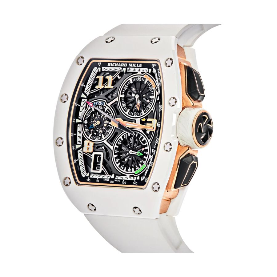 Richard Mille RM 72-01 White Ceramic Lifestyle Flyback Chronograph