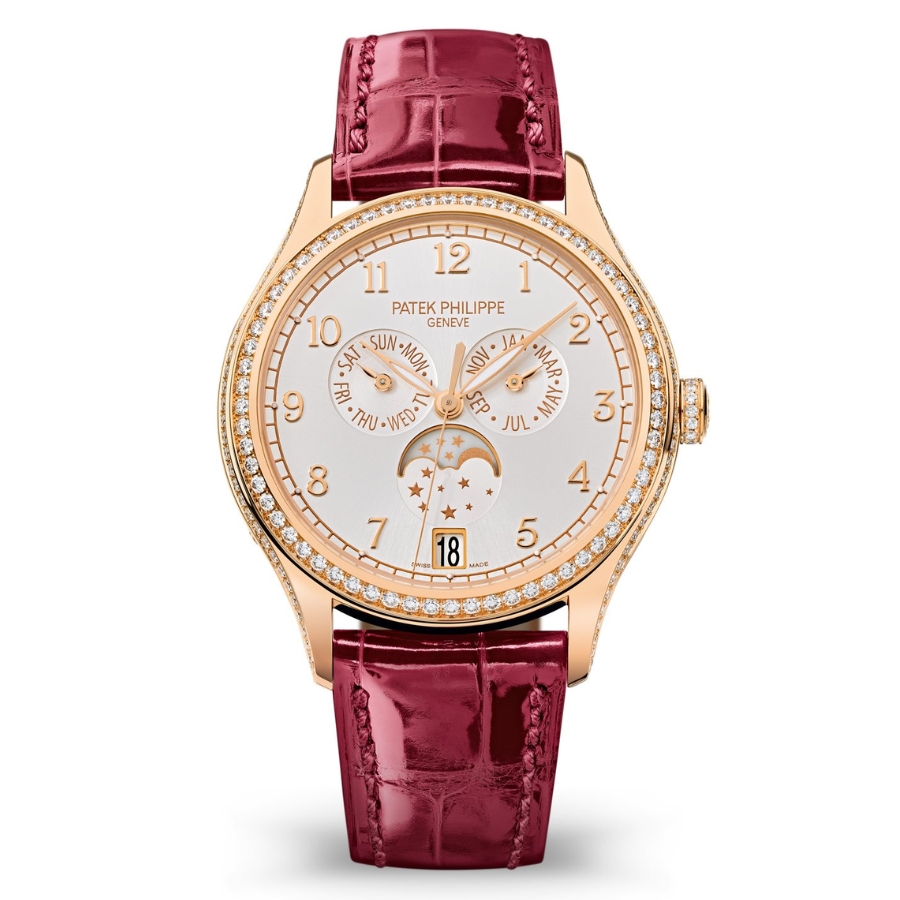 Patek Philippe Complications 4947R-001 Silvery Sunburst Dial