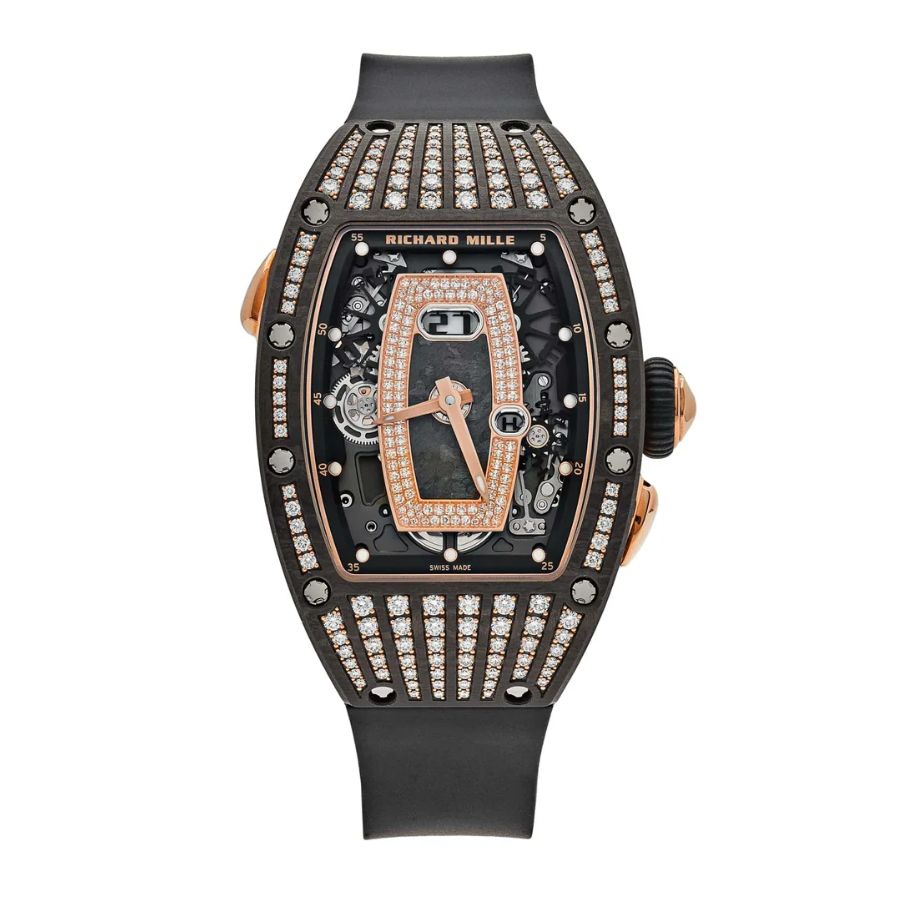 Richard Mille RM 037 Rose Gold Carbon TPT® Diamonds-Set