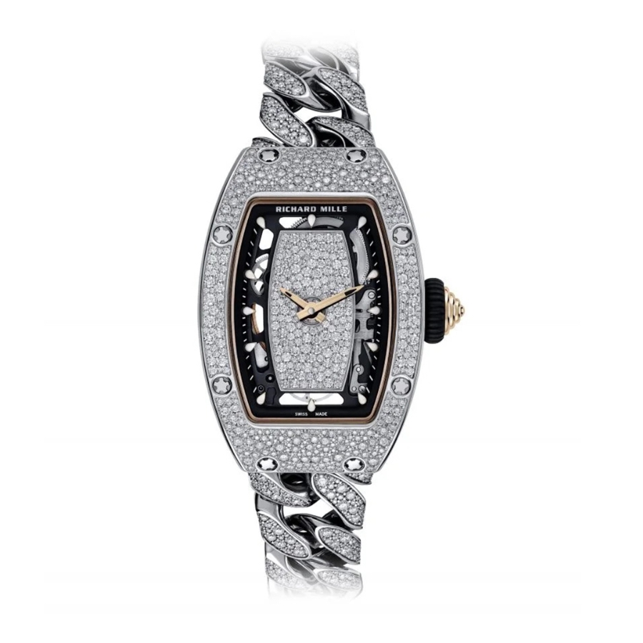 Richard Mille RM 07-01 Snow-Setting White Gold & Diamonds Bracelet