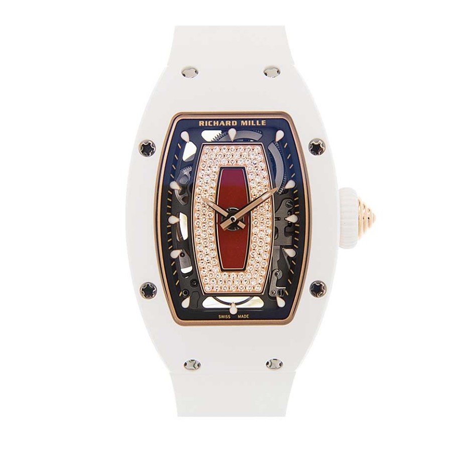 Richard Mille RM 07-01 White Ceramic Red-Lip