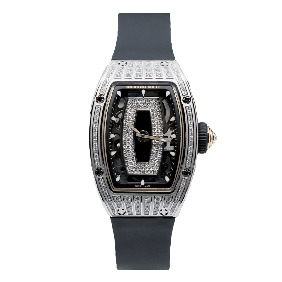 Richard Mille RM 07-01 White Gold Med-Set Diamond Onyx