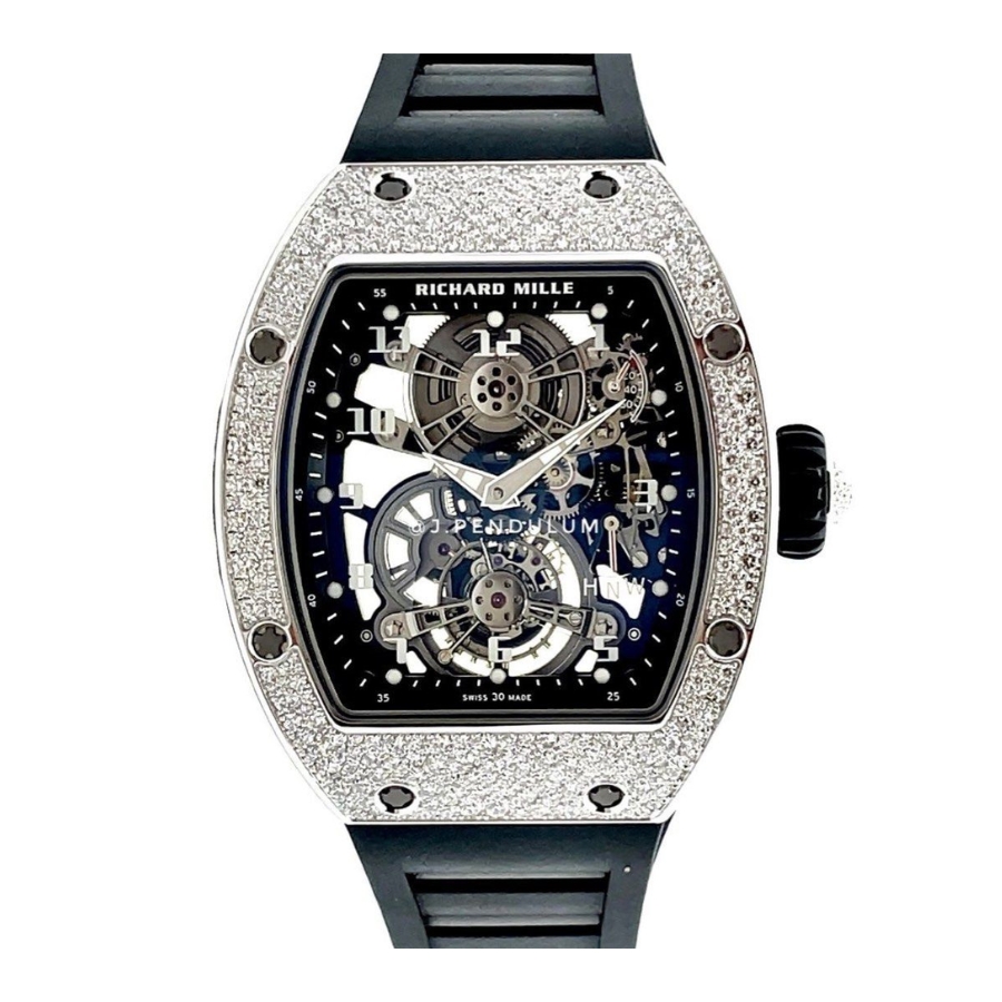 Richard Mille RM 17-01 White Gold Snow-Setting