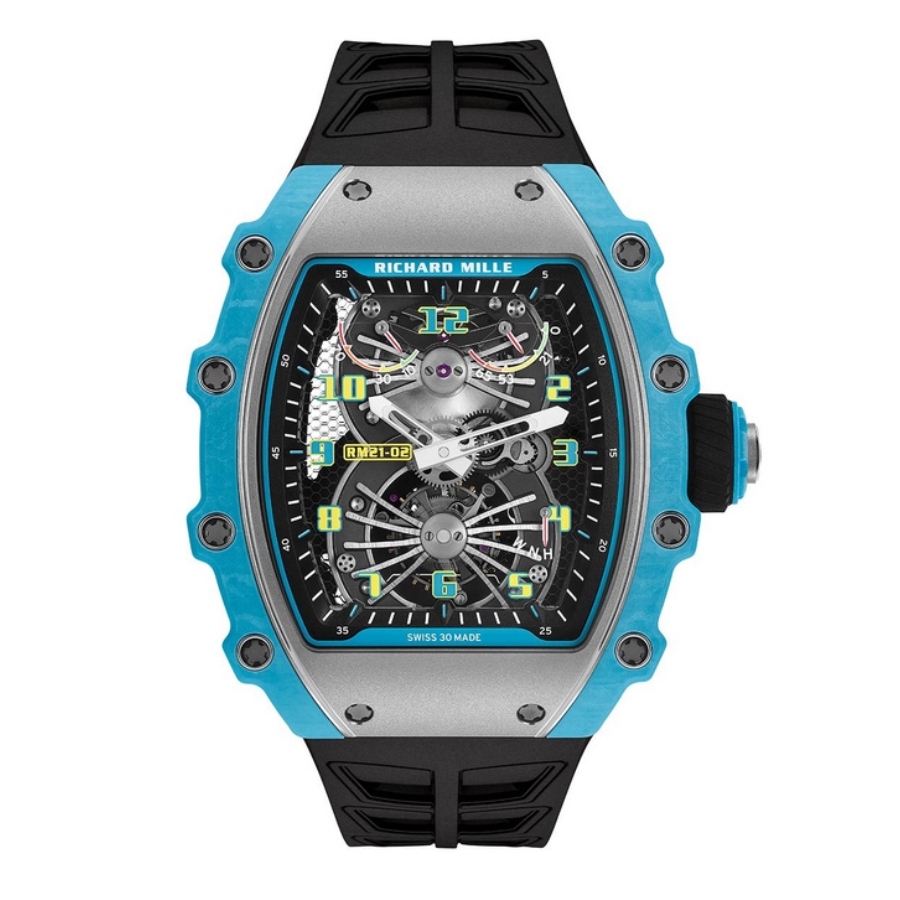 Richard Mille RM 21-02 Tourbillon Aerodyne Caribbean Blue Quartz TPT®