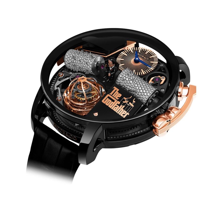 Jacob & Co. Astronomia Opera Godfather Black DLC Grade 5 Titanium OP110.21.AG.AB.A