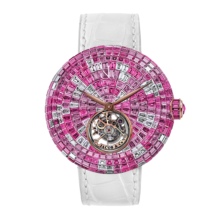 Jacob & Co. Brilliant Flying Tourbillon Pink Camouflage White Gold BT543.30.CP.CP.B