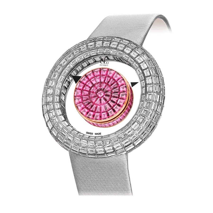 Jacob & Co. Brilliant Mystery Pink Sapphires 44mm BM555.34.BD.BP.B