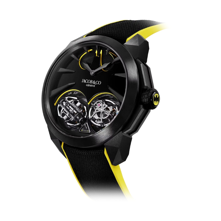 Jacob & Co. Bugatti Batman Watch Black DLC Titanium DC100.21.AB.AB.A