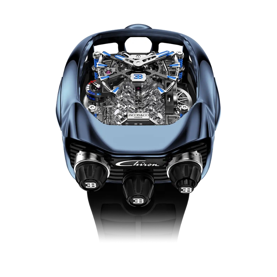 Jacob & Co. Bugatti Chiron Tourbillon Blue Titanium BU200.20.AK.AB.B