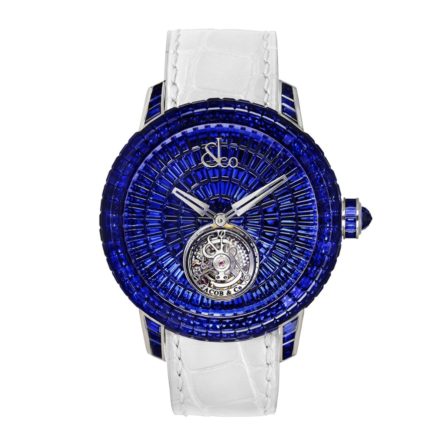 Jacob & Co. Caviar Tourbillon Blue Sappphires CV201.30.BB.BB.A