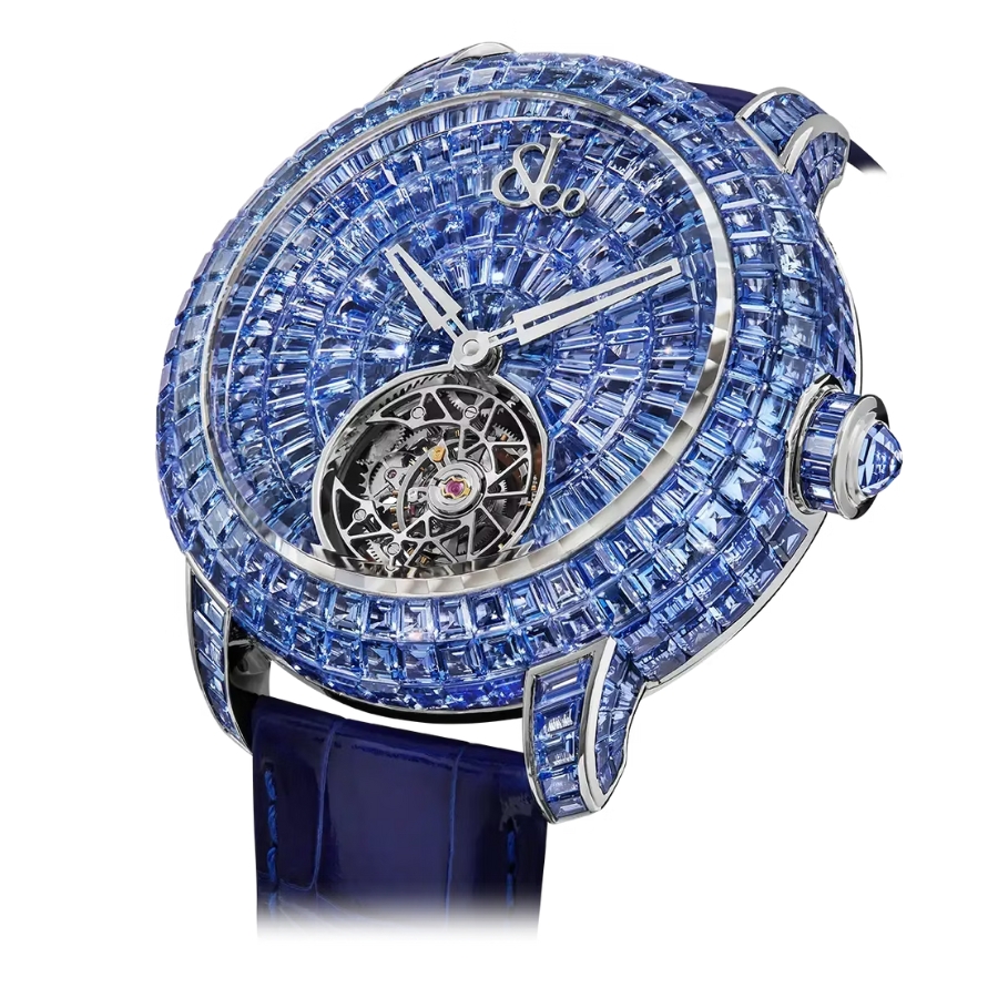 Jacob & Co. Caviar Tourbillon Icy-Blue Sappphires CV210.30.AB.AB.ABALA