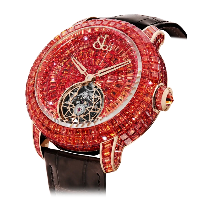 Jacob & Co. Caviar Tourbillon Orange Sapphires CV210.40.BO.BO.A