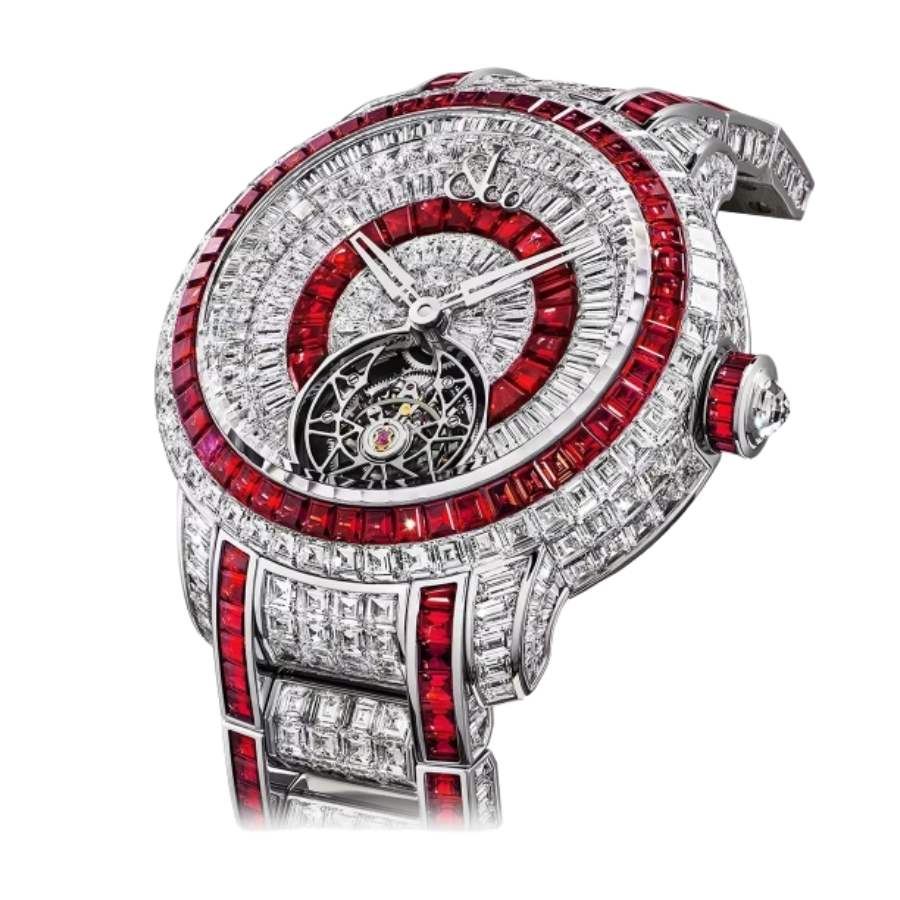 Jacob & Co. Caviar Tourbillon White Diamonds & Rubies CV300.30.BD.DR.A30BA