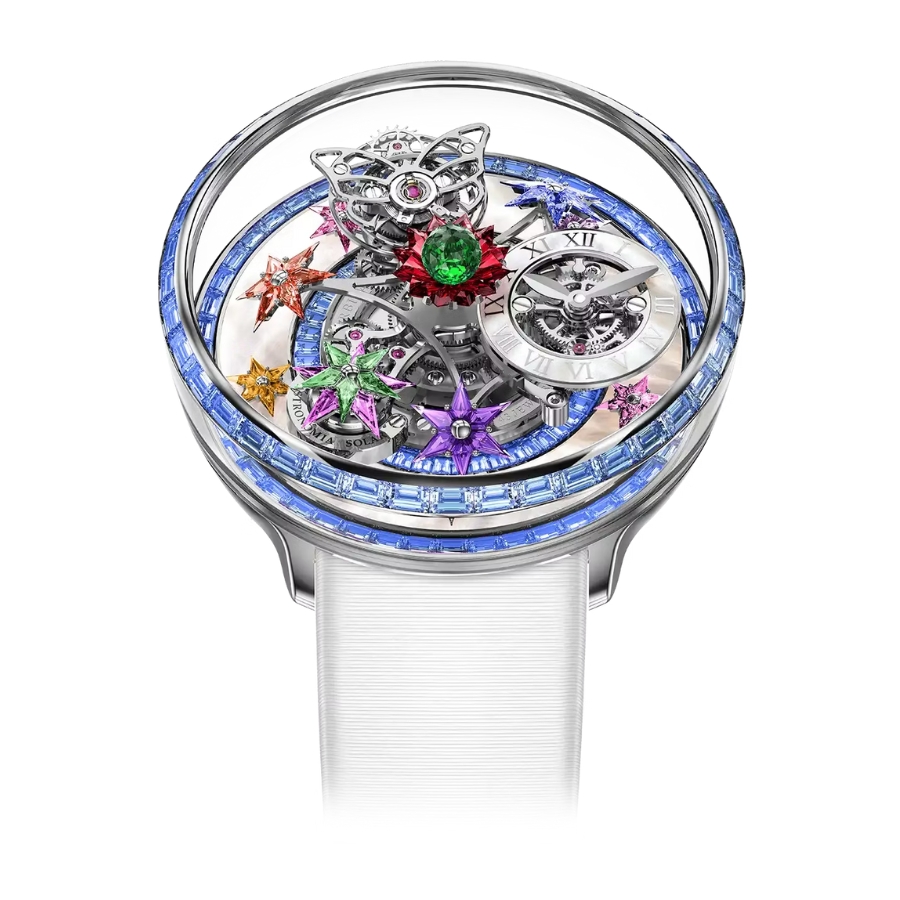 Jacob & Co. Fleurs de Jardin White Gold and Icy Blue Sapphires AF321.30.BB.AA.B