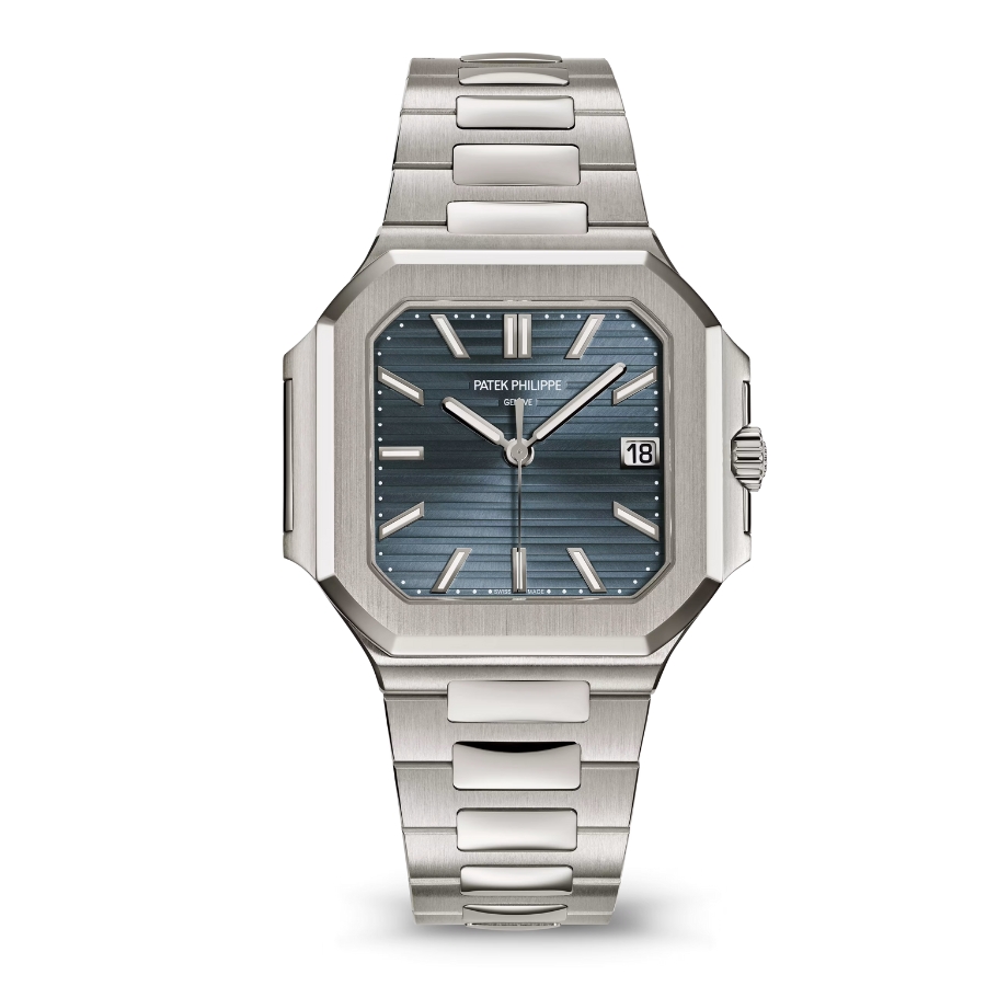 Patek Philippe Cubitus 7128/1G Mặt Số Xám Xanh Sunburst