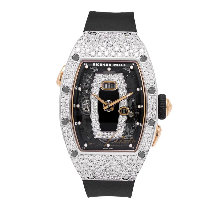 Richard Mille RM 037 White Gold Snow-Setting Onyx RM037