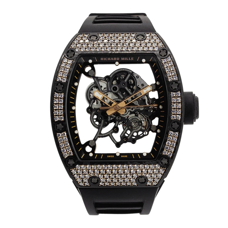 RM 055 Bubba Watson Diamonds Rose Gold Carbon TPT - Richard Mille