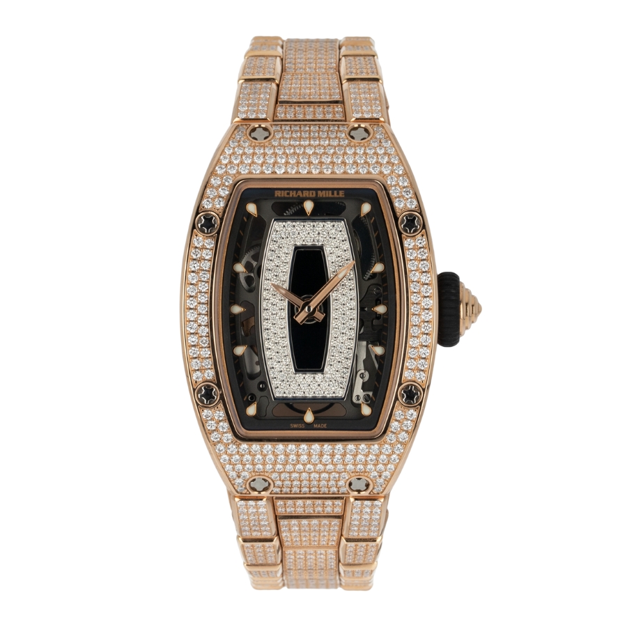 Richard Mille RM 07-01 RG Onyx Diamonds RG Strap RM07-01