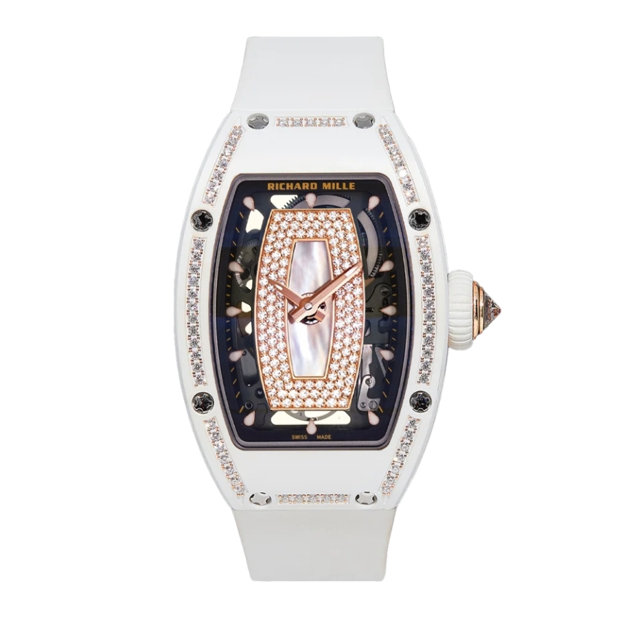 Richard Mille RM 07-01 White Ceramic MOP Diamonds RM07-01