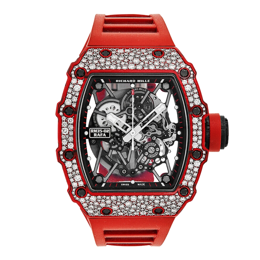 Richard Mille RM 35-02 Red Quartz TPT Snow-setting RM35-02
