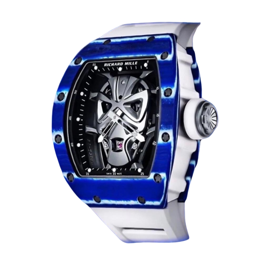 Richard Mille RM 52-06 Tourbillon 'Mask' Blue White Quartz TPT RM52-06