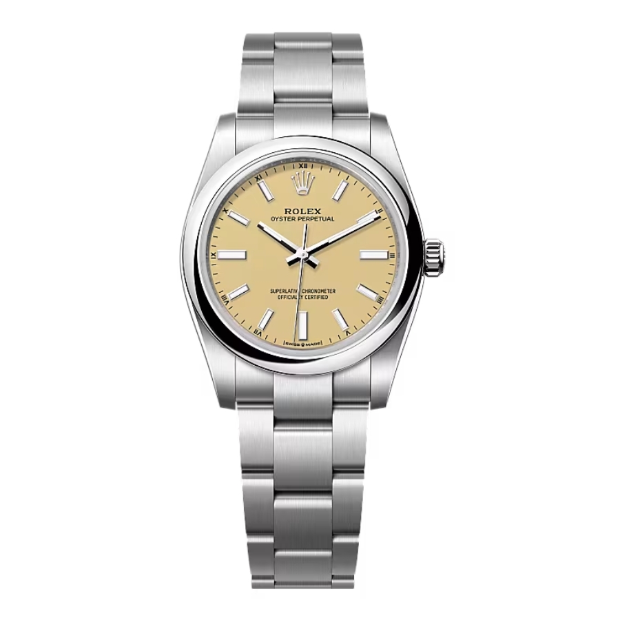 Rolex Land-Dweller 36 126000 Mặt Số Beige 126000-0012