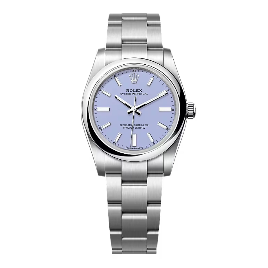 Rolex Oyster Perpetual 34 124200 Lavender 124200-0008