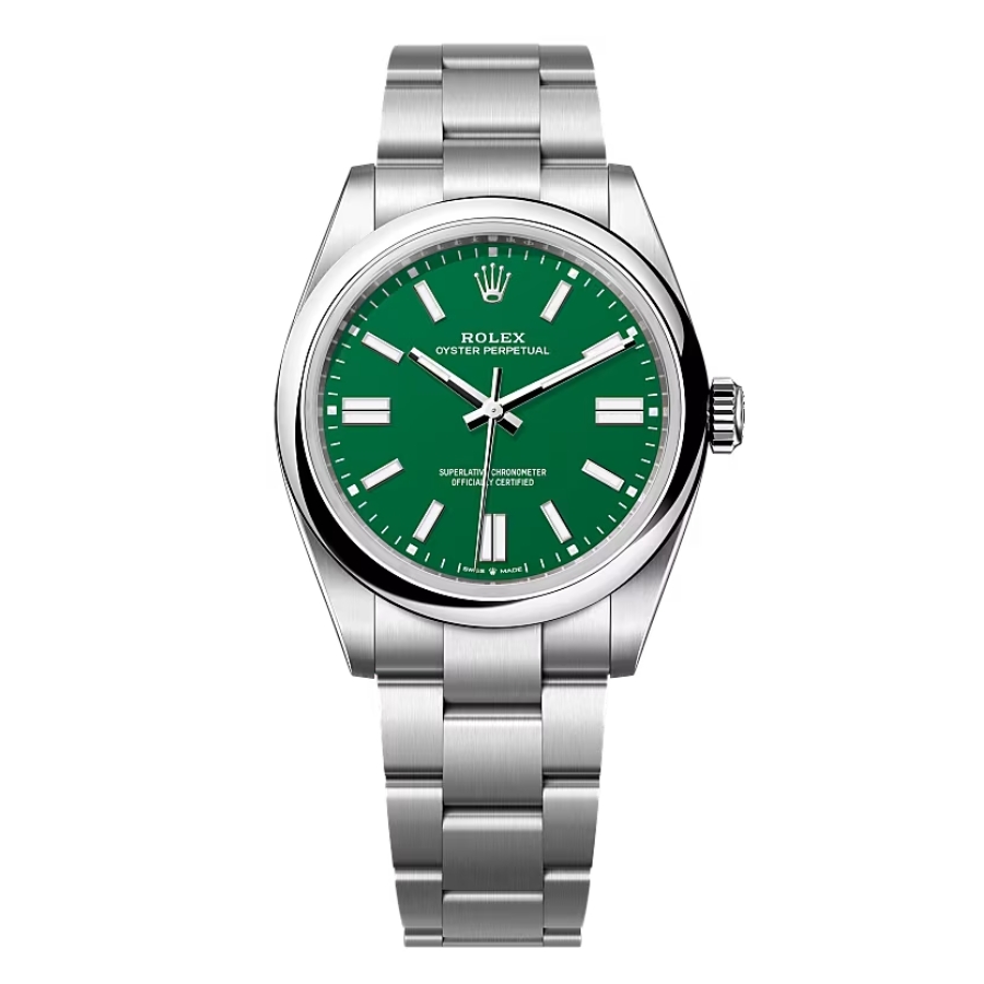 Rolex Oyster Perpetual 41 134300 Mặt Số Xanh Lá 134300-0004